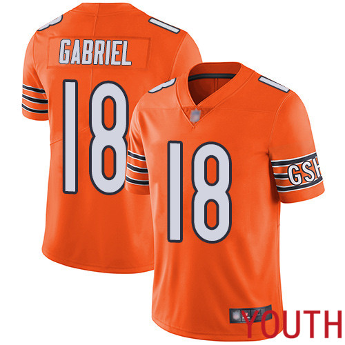 Chicago Bears Limited Orange Youth Taylor Gabriel Alternate Jersey NFL Football 18 Vapor Untouchable